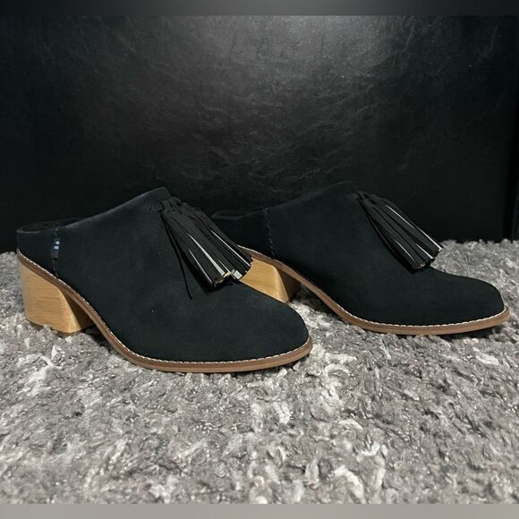 NIB TOMS Leila Tassel Mules - Picture 3 of 8